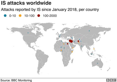 Where is the Islamic State group still active around the world? - BBC News