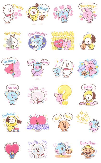 Detail Gambar Stiker Bt21 Koleksi Nomer 50
