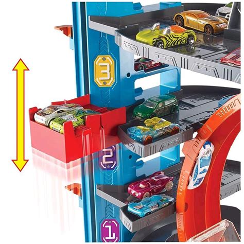 Hot Wheels Ftb City Ultimate Parkgarage Und Parkhaus F R Kinder Garage Mit Hai F R