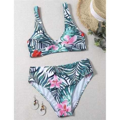 New Bikini Set Flora Tropical Set Shopee Thailand