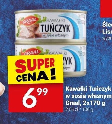 Tuńczyk w puszce Graal promocja Twój Market Ding pl