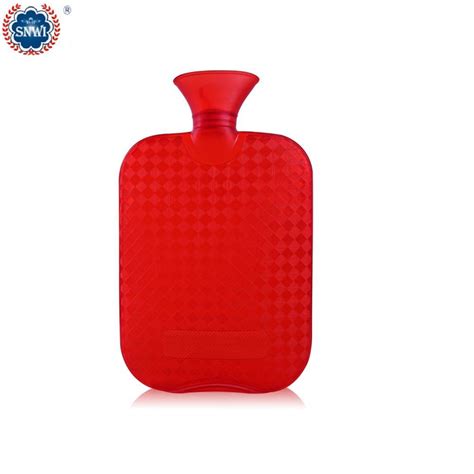 High Quality Popular Rose Red New Design PVC Hot Water Bottle Bag