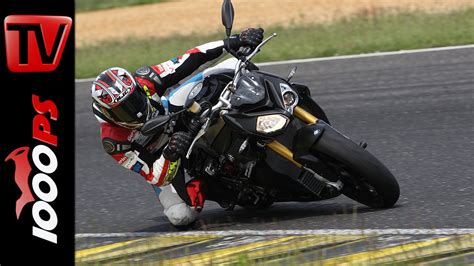 Video BMW S R Naked Bike Test Rennstrecke
