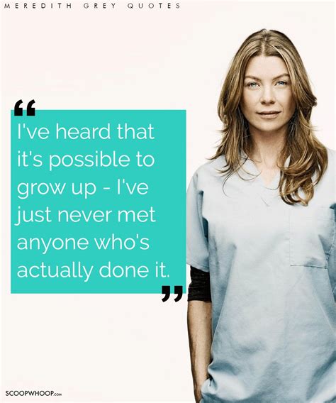 19 Meredith Grey Quotes Thatll Help You To Hold On When The Going Gets