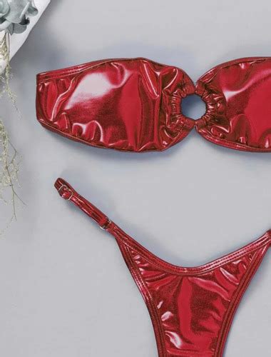 Biquíni Bikini Bojo Tomara Que Caia Hot Pant Sexy Luxo Viníl Parcelamento sem juros