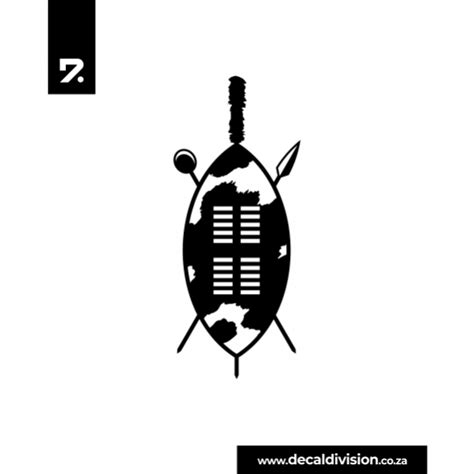 Zulu Shield Sticker