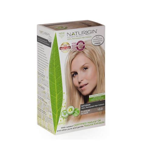 Naturigin 10 0 Platinum Blonde Natural Permanent Hair Colour Healthylife