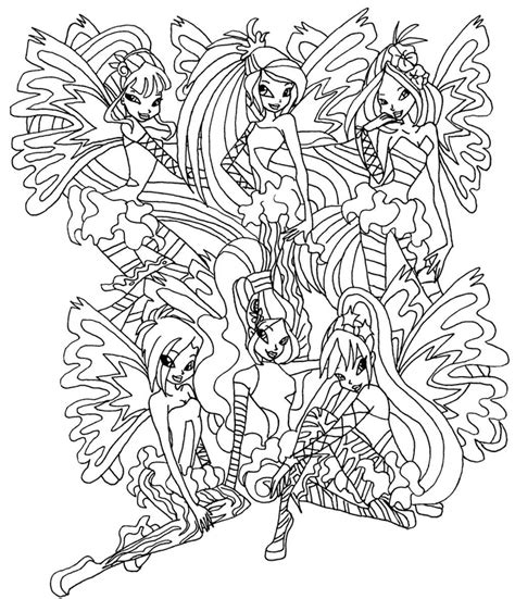 Immagini Delle Winx Da Colorare - Disegni Da Colorare E Stampare Delle Winx Sirenix - Disegni da colorare ...