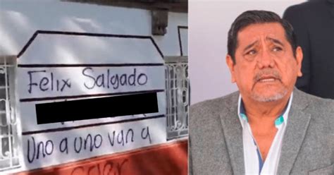 Feministas protestan por candidatura de Félix Salgado tras acusaciones