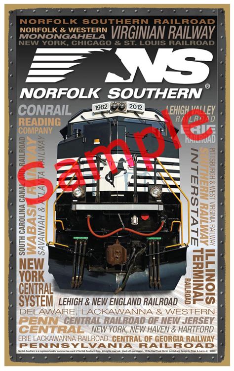 Norfolk Southern Logo Heritage Wood Plaque / Sign | Etsy