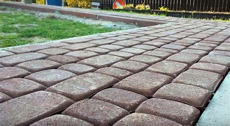 Бетонная плитка для мощения: Купить тротуарную плитку для дорожек на ...