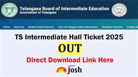 ts inter hall ticket  tsbie st  year admit card   tsbie