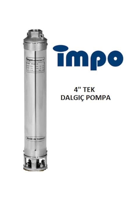 Impo Sk 402 27 Derin Kuyu Dalgıç Pompa Fiyatları ve Özellikleri