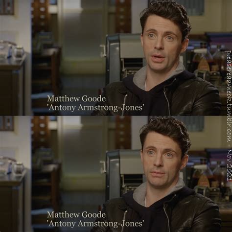 These are my favourite pictures of Matthew Goode today. Mainly for