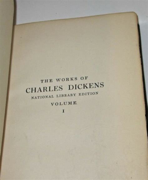 THE WORKS OF CHARLES DICKENS National Library Edition Complete 40