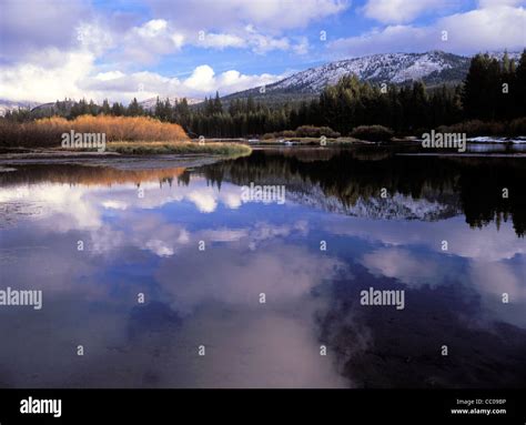 Lake Near Tioga Pass California Stock Photo Alamy