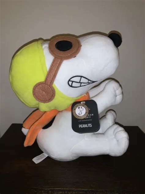 Peanuts Snoopy Flying Ace Hallmark Animated Plush W Sound And Motion £