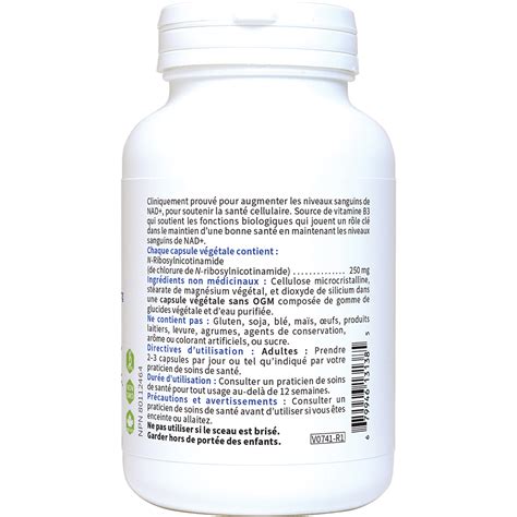 NAD+ Nicotinamide Riboside 250 mg - Vitazan Professional