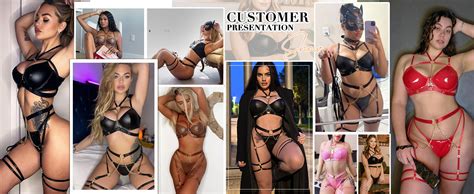 Amazon Avidlove Leather Strappy Lingerie Set For Women Sexy