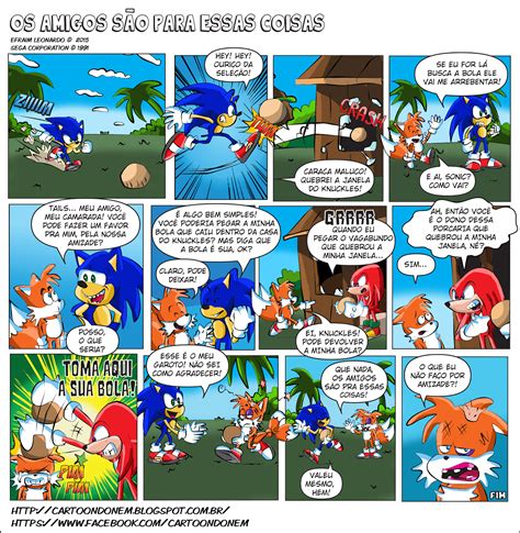 Histórias Em Quadrinhos Do Sonic - Cartoon do Nem - Histórias em Quadrinhos do Sonic: Tirinhas do Sonic o ...