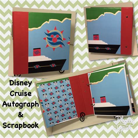 Disney Cruise Autograph & Scrapbook