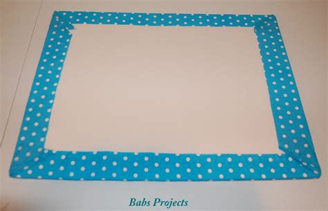 How To Make Fabric Pinboard With Foam Board Babs Projects