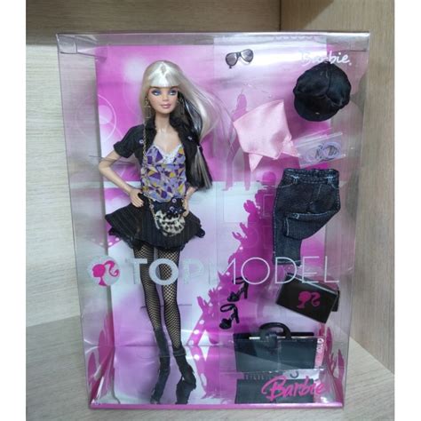 Búp bê Barbie Top Model Platinum Blonde Doll 2007 Shopee Việt Nam