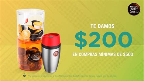 Código de cupón Nescafé Dolce Gusto de 200 de descuento en cápsulas y