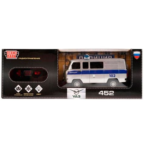 ПОЛИЦИЯ Машинка на радиоуправлении 452-18RCL-POL-GY УАЗ 452 купить на ...