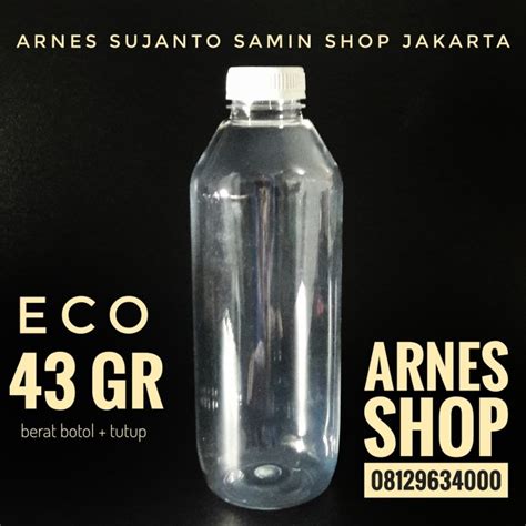 Jual Botol Plastik Kale 1 Liter ECO PET Jakarta Utara Arnes Shop