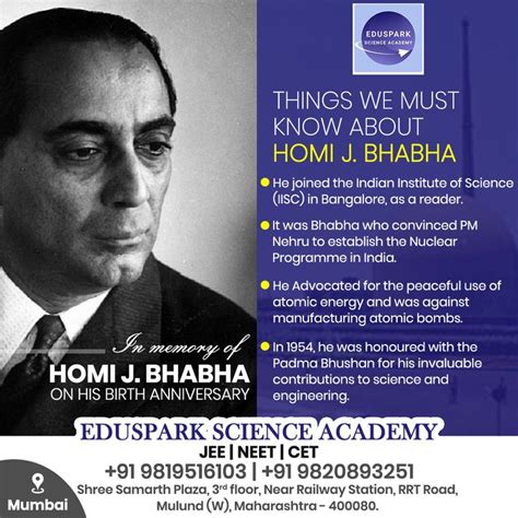 lets remember dr homi bhabha  pay  tribute   contributions