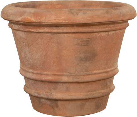 Biscottini Pot De Fleur Exterieur Grande Taille 50x50x40 Cm Pot Terre