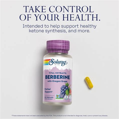 Solaray Berberine 500mg | Mondialpharma