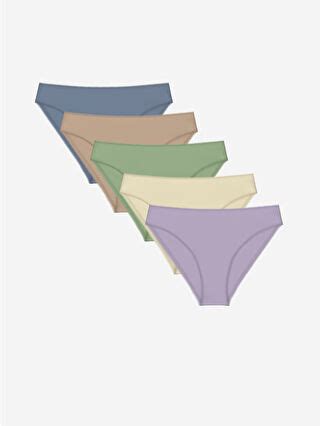 LCW DREAM Jednostavne bikini gaćice pakovanje od 5 komada W45762Z8 FTW LC Waikiki