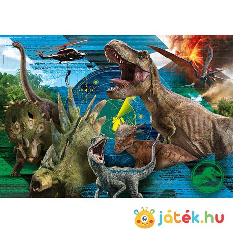 Jurassic World Puzzle 104 Darabos Clementoni Supercolor 27196 Játék Hu Webáruház Játék