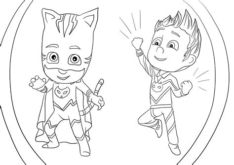 Konor Is The Catboy Free Printable Easy To Color By Kids Of All Ages