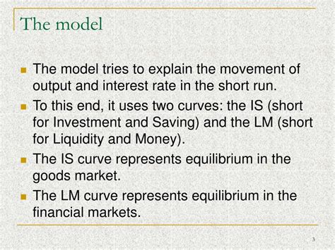 Ppt The Is Lm Model Powerpoint Presentation Free Download Id 3270813