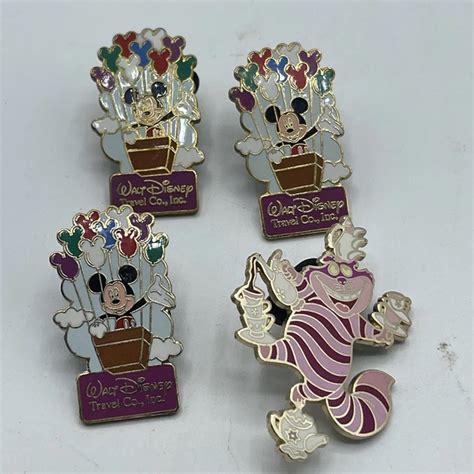 Mickey Mouse Hot Air Balloon Balloons Walt Disney Travel Co Pin Picclick Uk