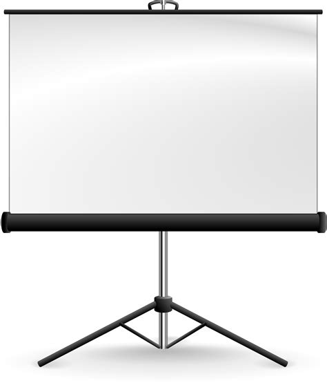 Clipart - Portable Projection Screen