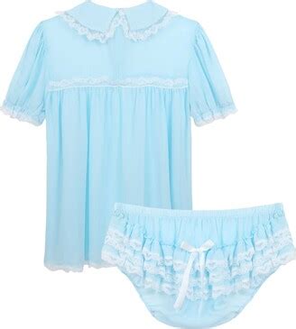 Mebuty Men S Bulge Enhancing Underwear Men Male Adults Sissy Lingerie Set Doll Short Sleeve