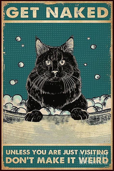 Black Cat Get Naked Painting By Turner Isaac Pixels