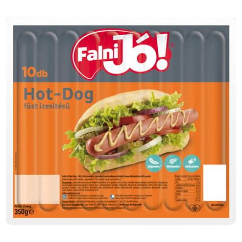 Sága Falni Jó füst ízesítésű hot dog