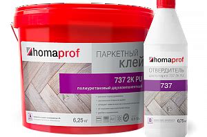 Клей Homakoll для напольной кварцвиниловой плитки в Москве