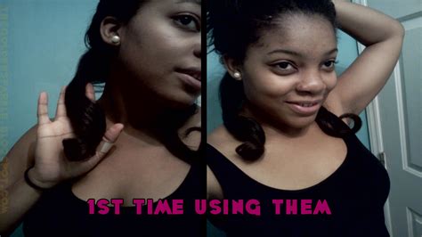 The Golden Sparkle Remington Hot Roller Set On Natural Hair