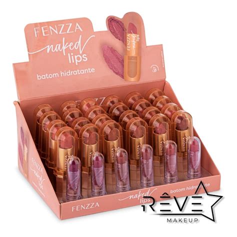 BOX BATOM HIDRATANTE NAKED LIPS C 24 UNDS FZ20067 FENZZA UND 5 72 Reve Makeup