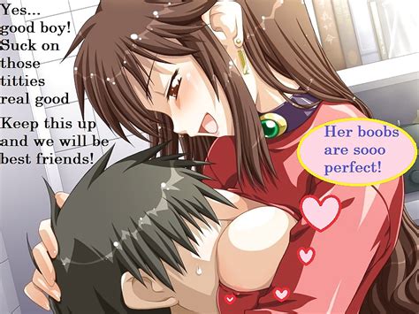 Hentai With Captions Breasts Smothering Porn Pictures XXX Photos Sex Images PICTOA