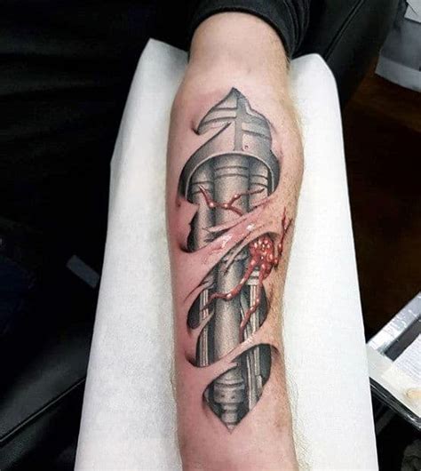 60 Futuristic Terminator Tattoo Designs For Men