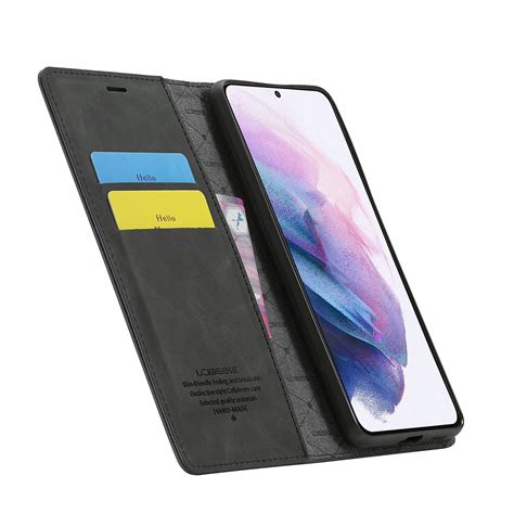 Etui z klapką Lcimeeke do Samsung Galaxy S22 czarny - Sklep, Opinie