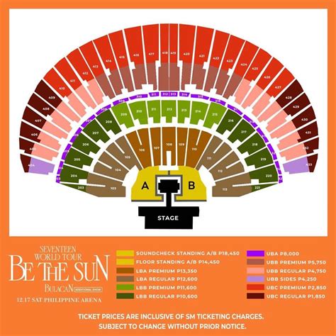 Seventeen Be The Sun In Bulacan Upper Box A Tickets Tickets Vouchers