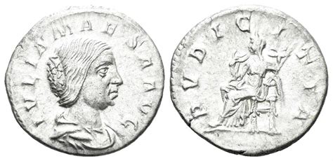 Julia Maesa Augusta 218 222 AD AR Denarius 2 87 Gm 19mm Rome